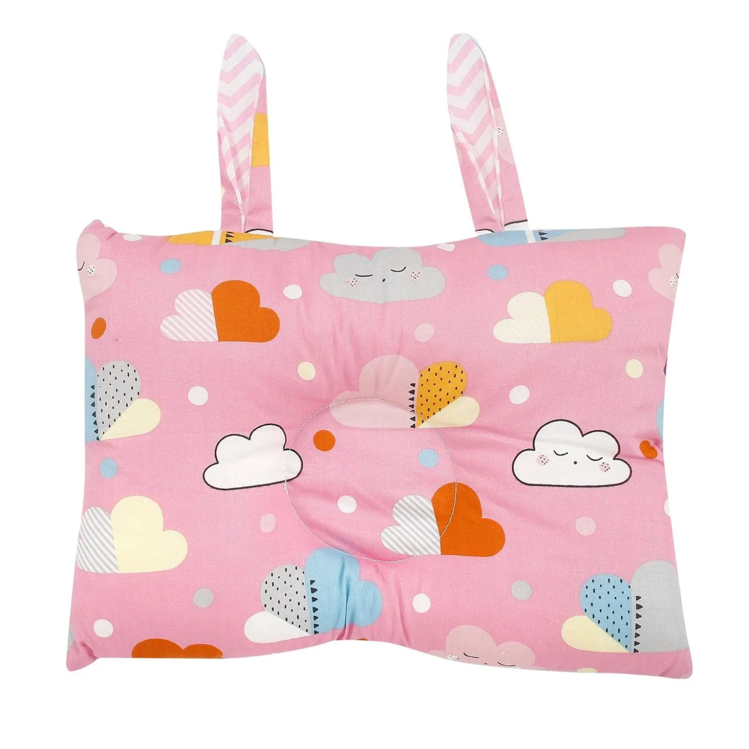 Abstract And Cloudy Pink Double Sided Pillow