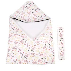 Abstract Flowers Pink Wrapper
