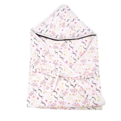 Abstract Flowers Pink Wrapper