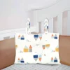 Abstract House White Print Double Sided Pillow