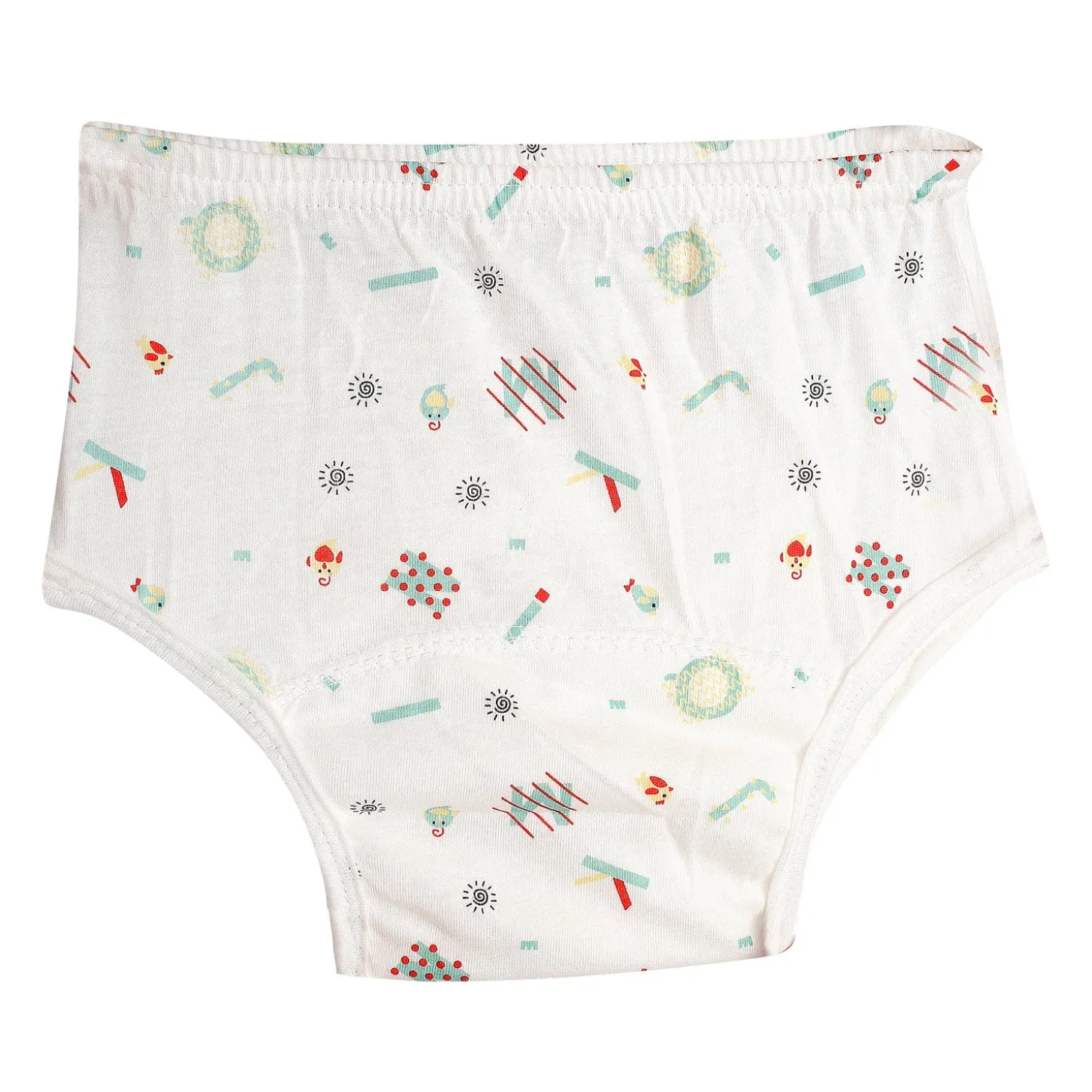 Adjustable & Washable Cloth Diaper Panty 2 Pk Abstract Multicolour