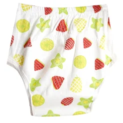 Adjustable & Washable Cloth Diaper Panty 2 Pk Forest Fruits Multicolour
