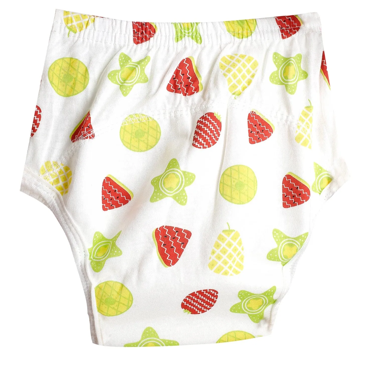 Adjustable & Washable Cloth Diaper Panty 2 Pk Forest Fruits Multicolour