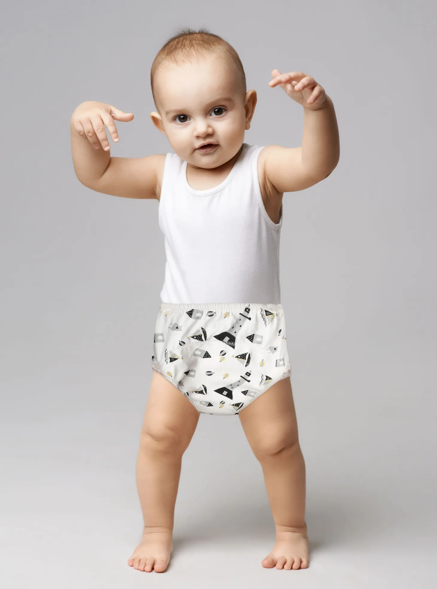 Adjustable & Washable Cloth Diaper Panty 2 Pk Driving And Sailing Multicolour