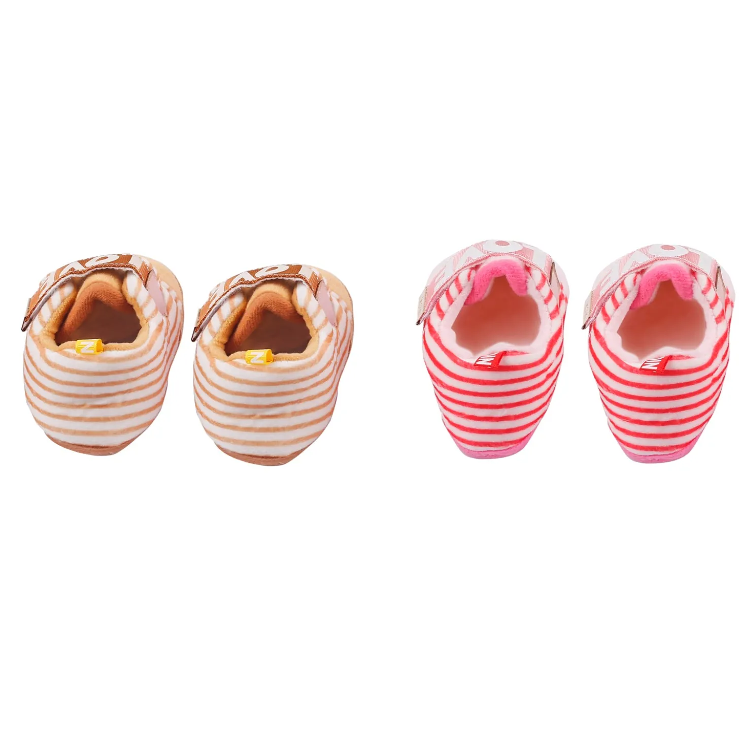 All About Love Brown And Pink 2 Pk Booties