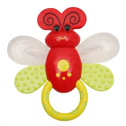 Animal And Fruit Multicolour Set of 3 Musical Rattle Teether