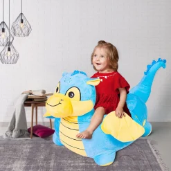 Animal Blue Plush Sofa