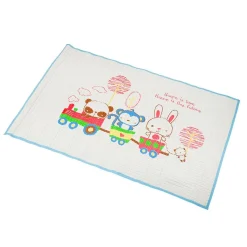 Animal Chu Chu Train Blue Air Filled Waterproof Massage Mat