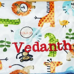 Animal in Jungle Multicolour Blanket