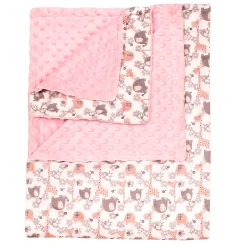Animal Pink Bubble Blanket