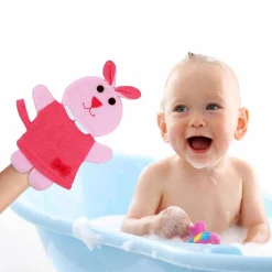 Animal Pink Cartoon Bath Glove