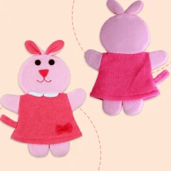 Animal Pink Cartoon Bath Glove
