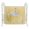 Animal Print Yellow Embossed Baby Large Muslin Blanket