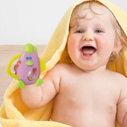 Animal Purple Rattle Toy