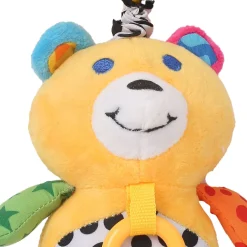 Animal Yellow Hanging Pulling Toy With Teether