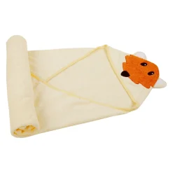 Animal Yellow Hooded Towel
