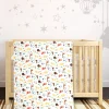 Animals And Grass Cream Blanket