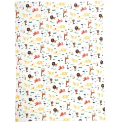 Animals And Grass Cream Blanket