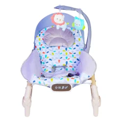 Automatic 3 Position Seat Recliner Bouncer Floral Grey