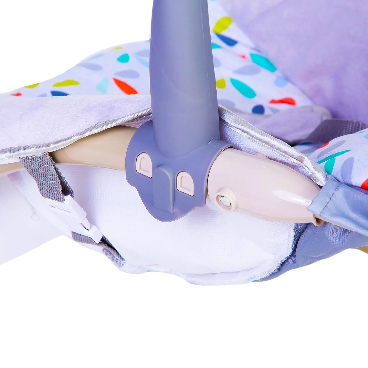 Automatic 3 Position Seat Recliner Bouncer Floral Grey
