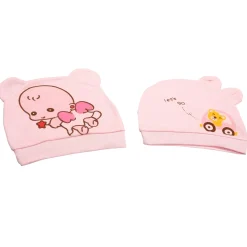 Baby Angel Pink 2 Pk Caps