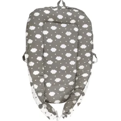 Baby Bed Cum Carry Nest Sleeping On A Cloud Grey
