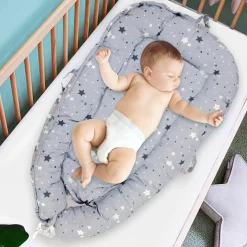 Baby Bed Cum Carry Nest Starry Unicorn Grey