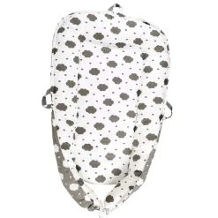 Baby Bed Cum Carry Nest Sleeping On A Cloud Grey