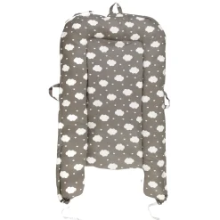 Baby Bed Cum Carry Nest Sleeping On A Cloud Grey