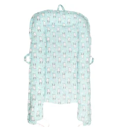 Baby Bed Cum Carry Nest Star And Rabbit Blue
