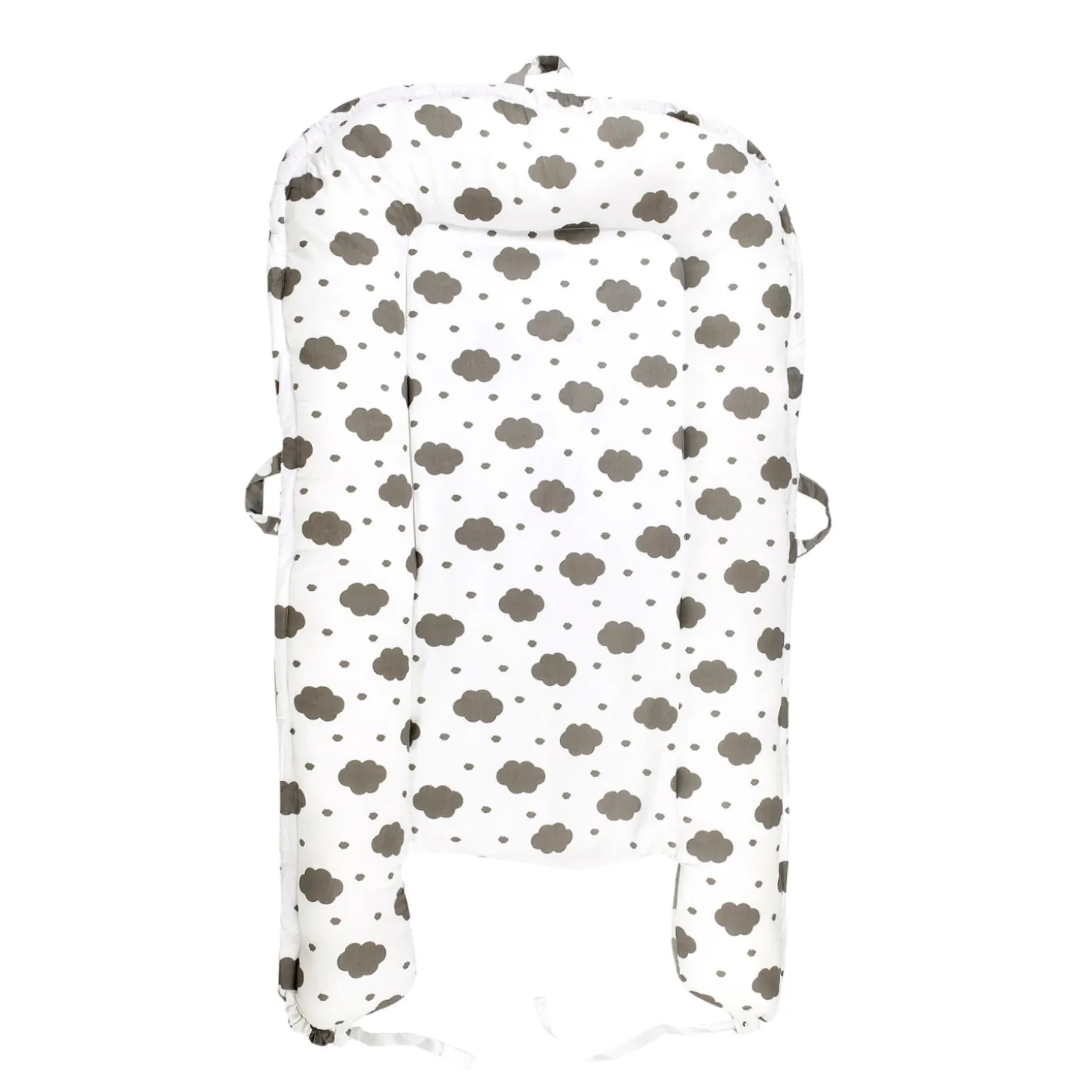 Baby Bed Cum Carry Nest Sleeping On A Cloud Grey