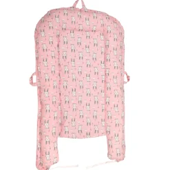 Baby Bed Cum Carry Nest Star And Rabbit Pink