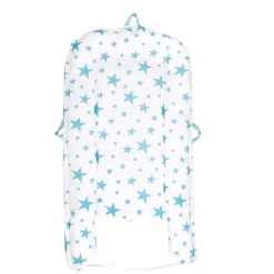Baby Bed Cum Carry Nest Star And Rabbit Blue