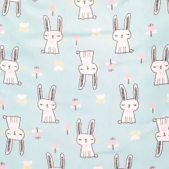 Baby Bed Cum Carry Nest Star And Rabbit Blue