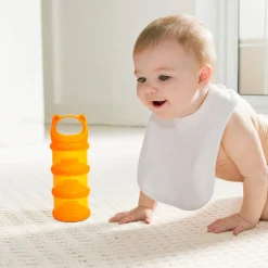 Baby Moo 3 Layer Portable BPA Free Milk Powder Container - Orange