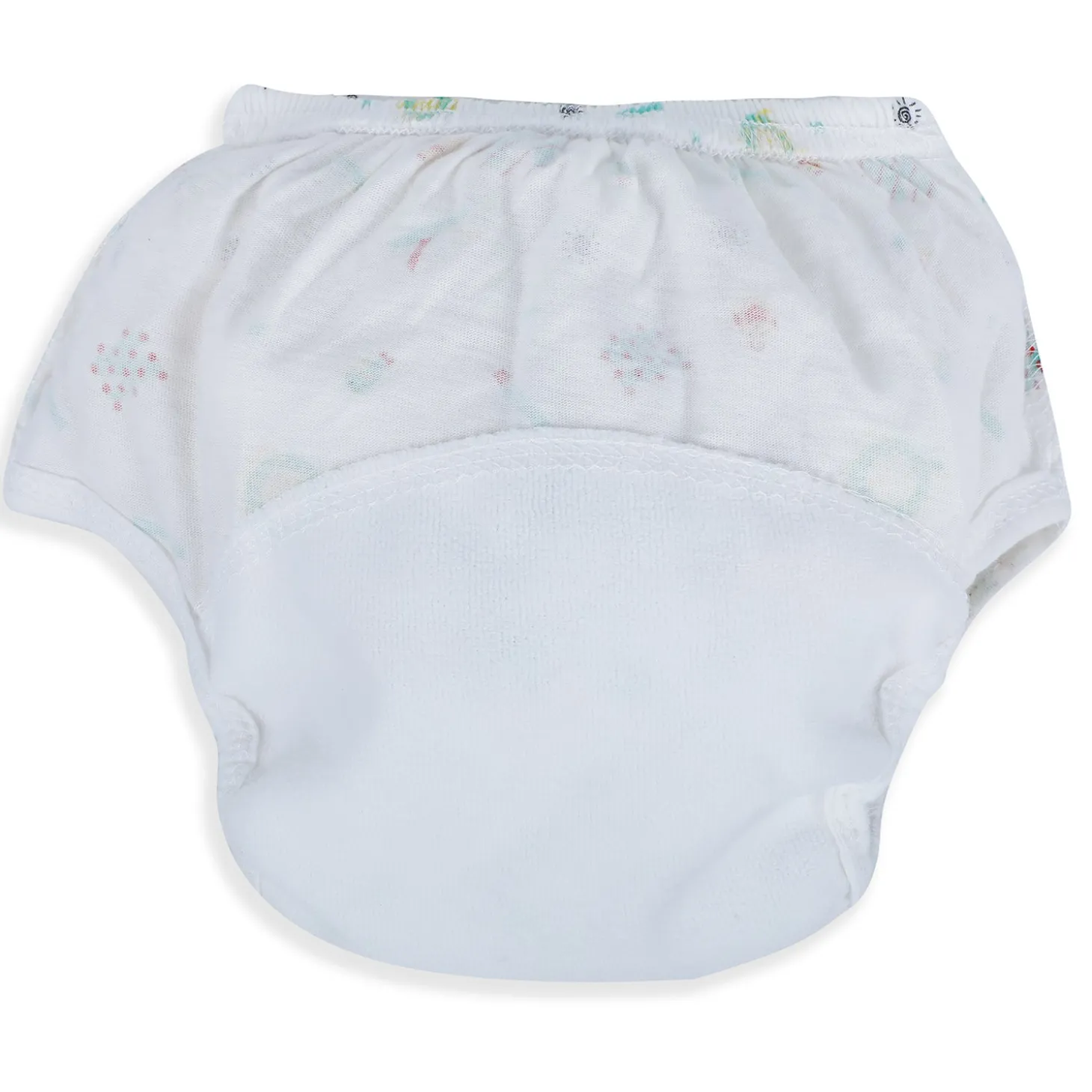 Baby Moo Abstract Letters Reusable Cloth Training Diaper Panty - Multicolour