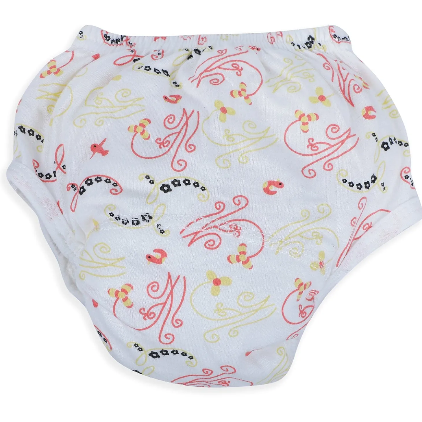 Baby Moo Abstract Reusable Cloth Training Diaper Panty - Multicolour