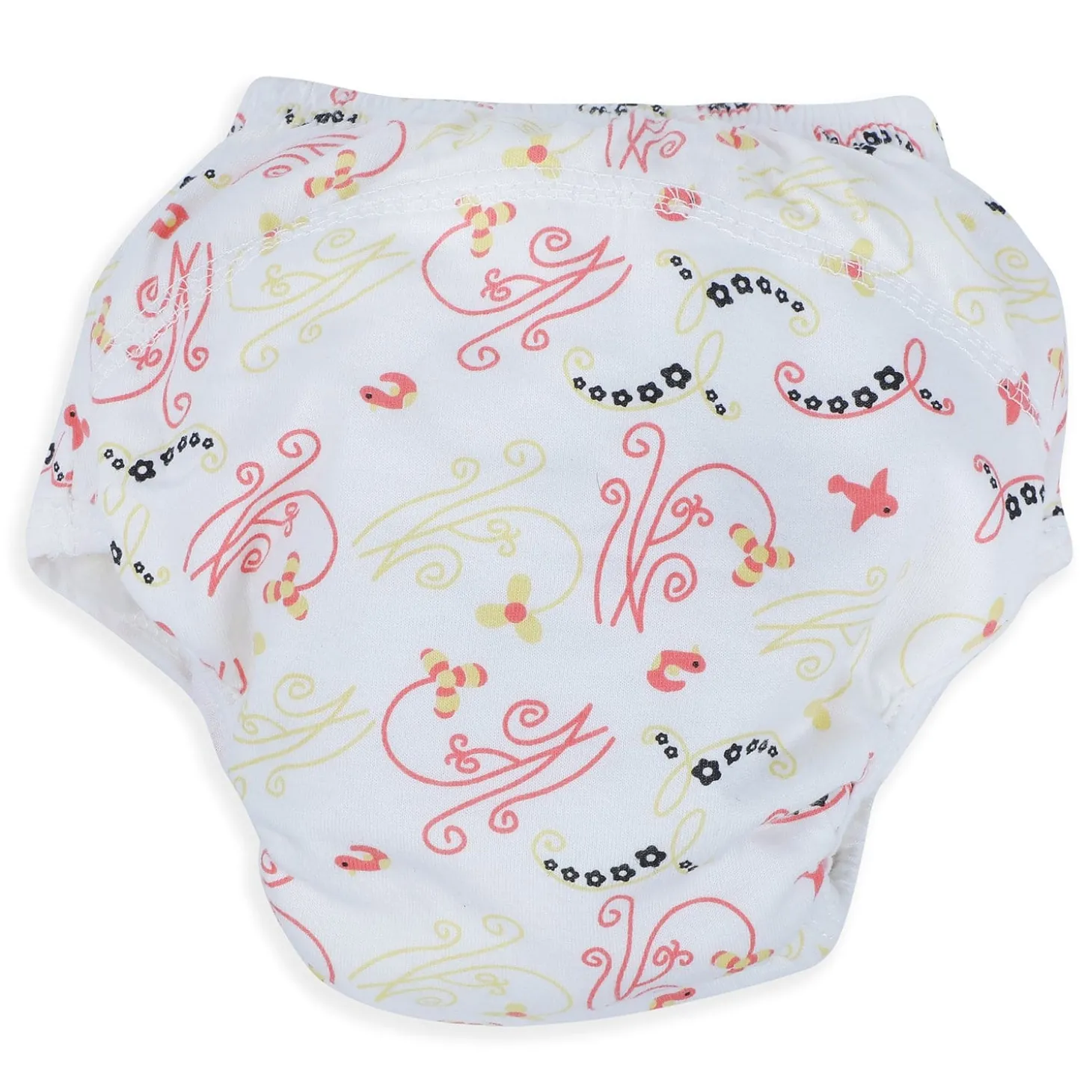 Baby Moo Abstract Reusable Cloth Training Diaper Panty - Multicolour
