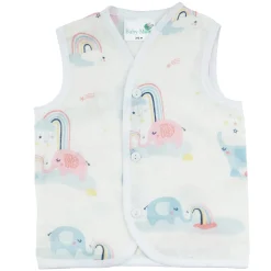 Baby Moo Adorable Animal Print Infant Essentials 10 Pcs Muslin Clothing Gift Set - Multicolour