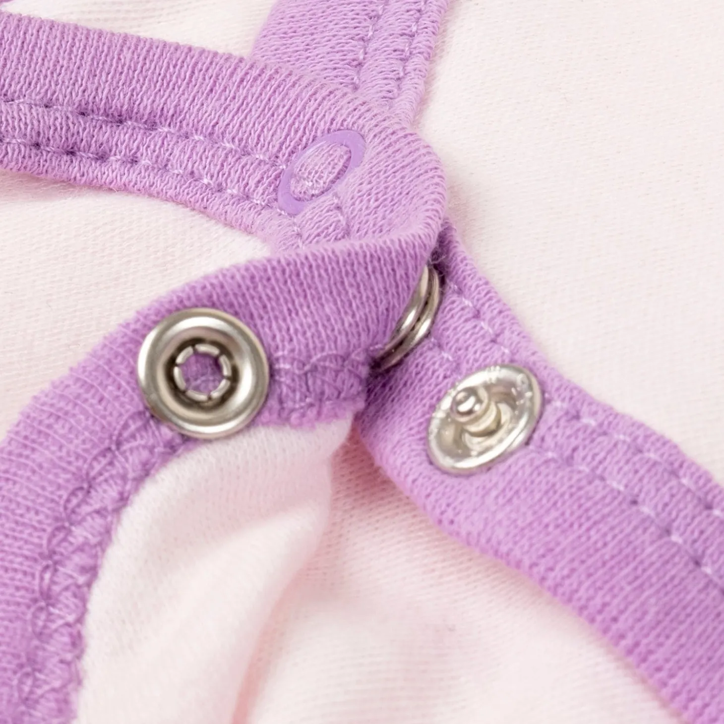 Baby Moo Adorable Gift Set 5 Piece With Bodysuits, Pyjama, Bib And Socks - Purple