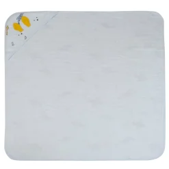Baby Moo Aeroplane Soft Warm Hooded Wrapper - White