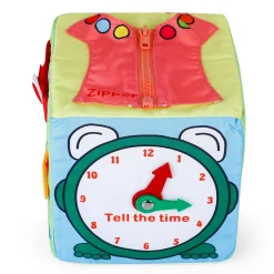 Baby Moo All In One Activity Cube 6 Side Play Educational Toy - Multicolour