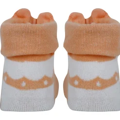 Baby Moo Animal 3D Anti-Skid Socks Booties Pack of 6 - Blue, Green