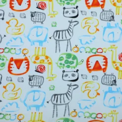 Baby Moo Animal Embroidery Soft Reversible Wrapper - Green