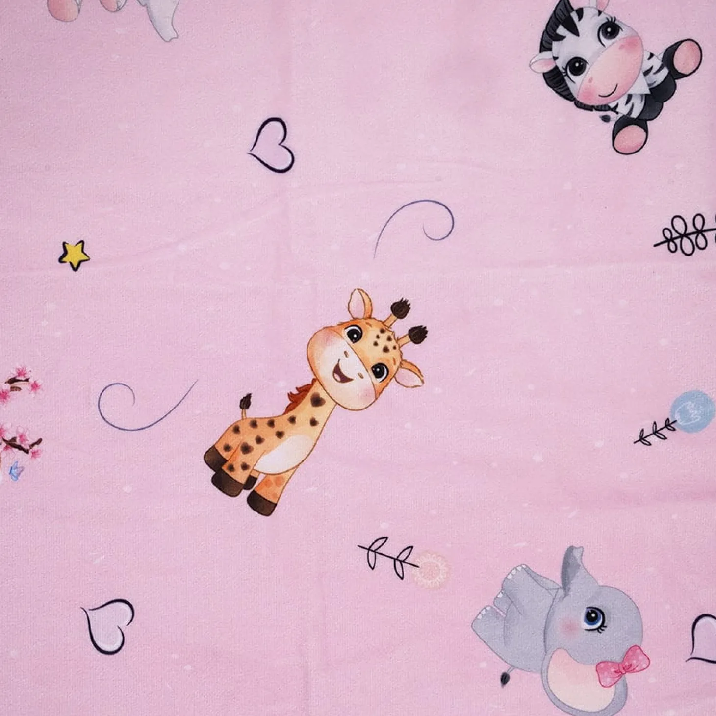 Baby Moo Animal Kingdom All Season Premium Blanket - Pink