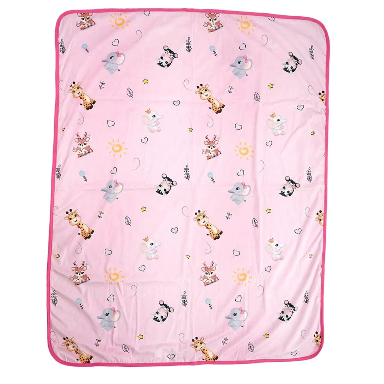 Baby Moo Animal Kingdom All Season Premium Blanket - Pink