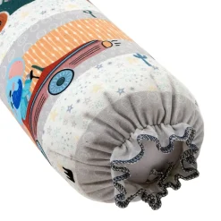 Baby Moo Animal Safari 2 Pcs Velvet Large Bolster Set - Yellow