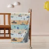 Baby Moo Animal Safari All Season Premium Blanket - Yellow