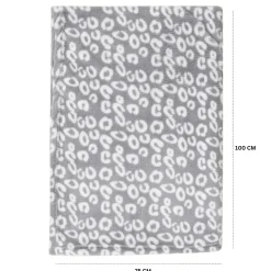 Baby Moo Bear Snuggle Buddy Soft Rattle and Plush Blanket Gift Toy Blanket - Grey