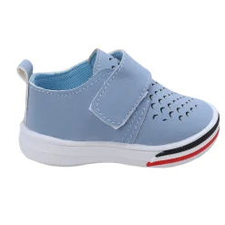 Baby Moo Breathable Velcro Strap Anti-Skid Chu Chu Sound Sneakers - Blue